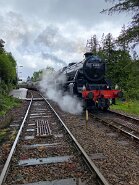 Zug-28-3 Lok in Glenfinnan